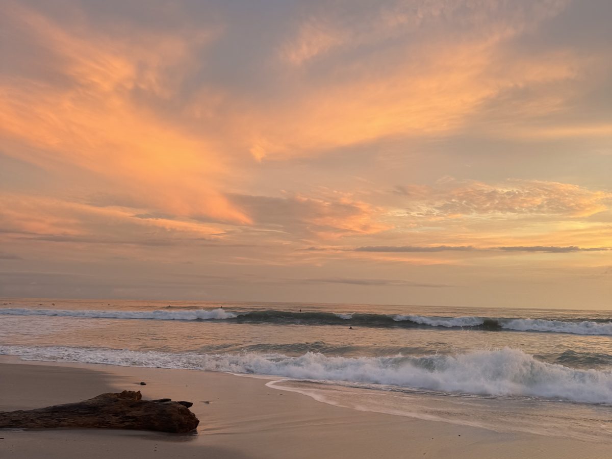 Pacific sunset on a Guanacaste beach